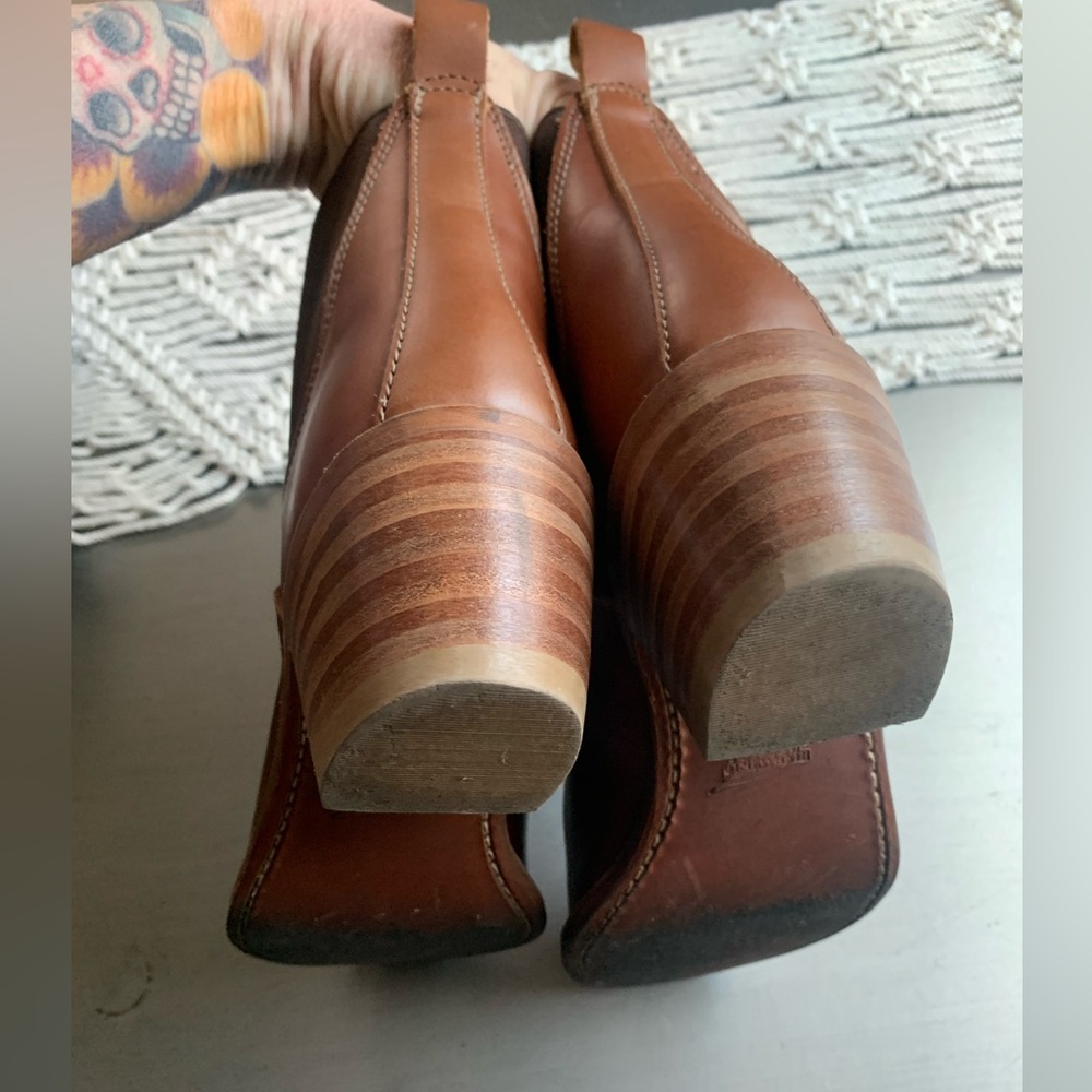Red Wing Brown Leather Chelsea Boots - Picture 7 of 14